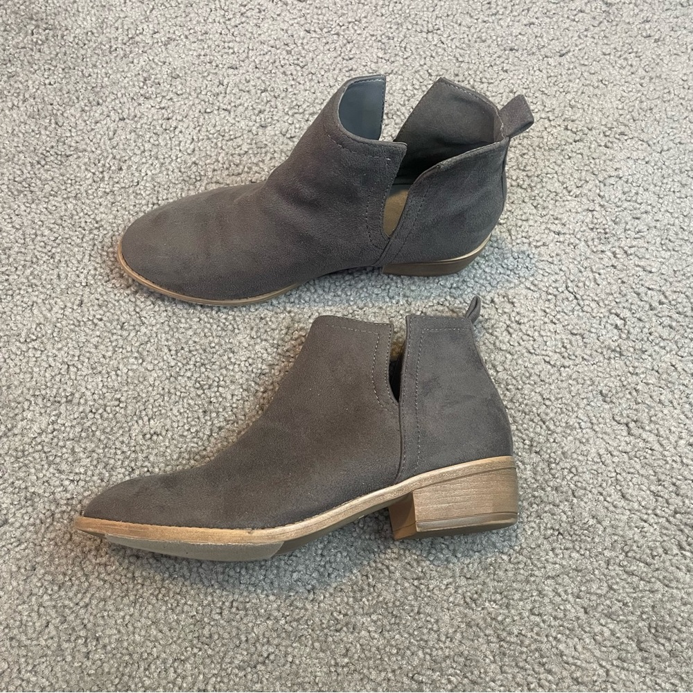 Grey Suede Bootie from Journee Collection | Size 7.5